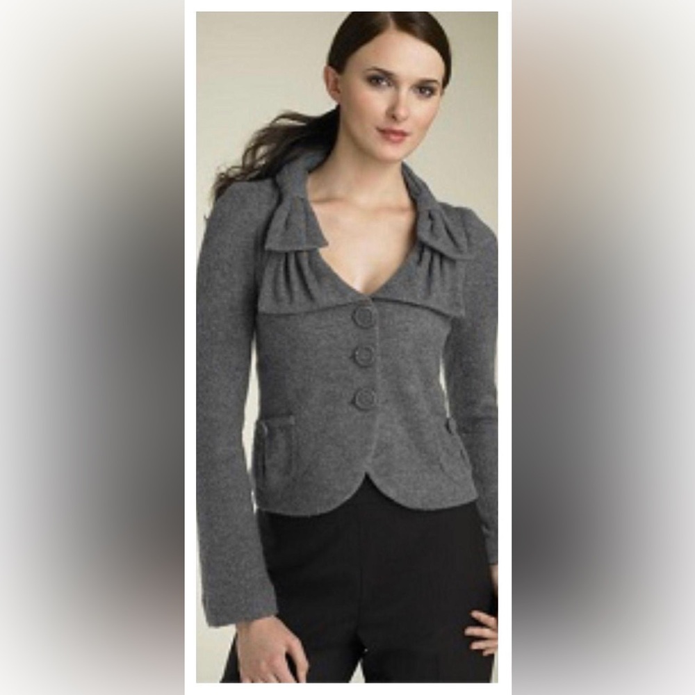 Nanette Lepore Multi Knit SNEAK OUT Blouse Size Medium